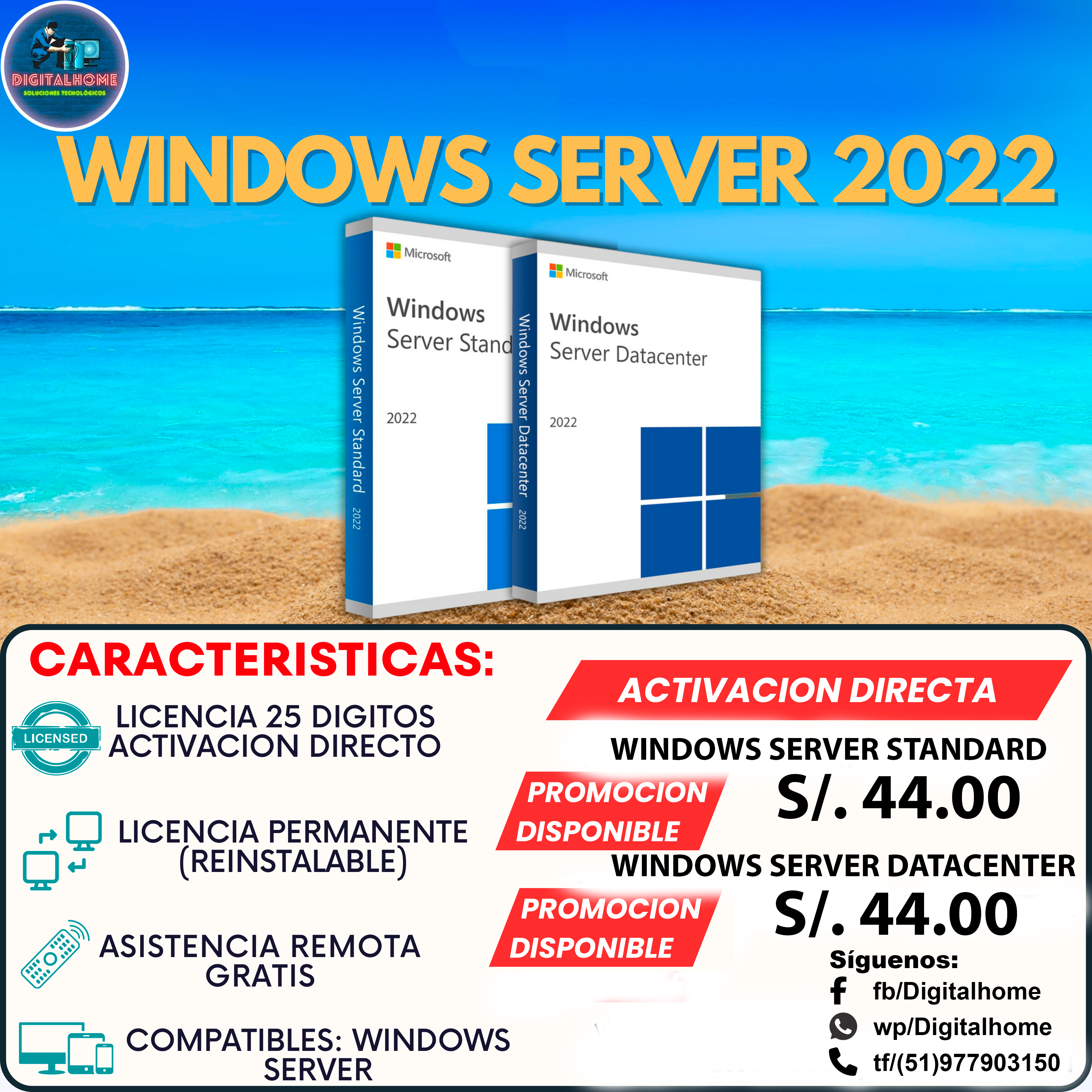 WINDOWS SERVER 2022 – Digitalhome Soluciones Tecnologicos